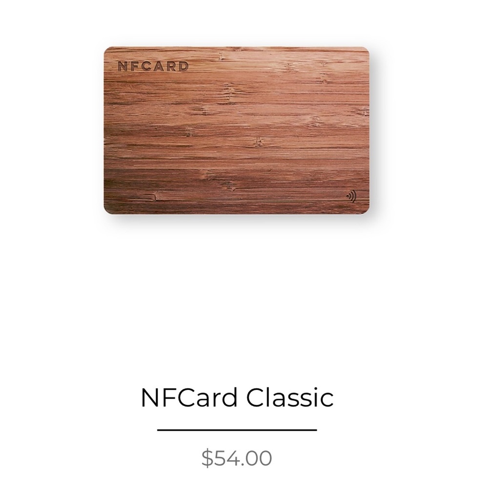 NFC “Smart” Business Cards